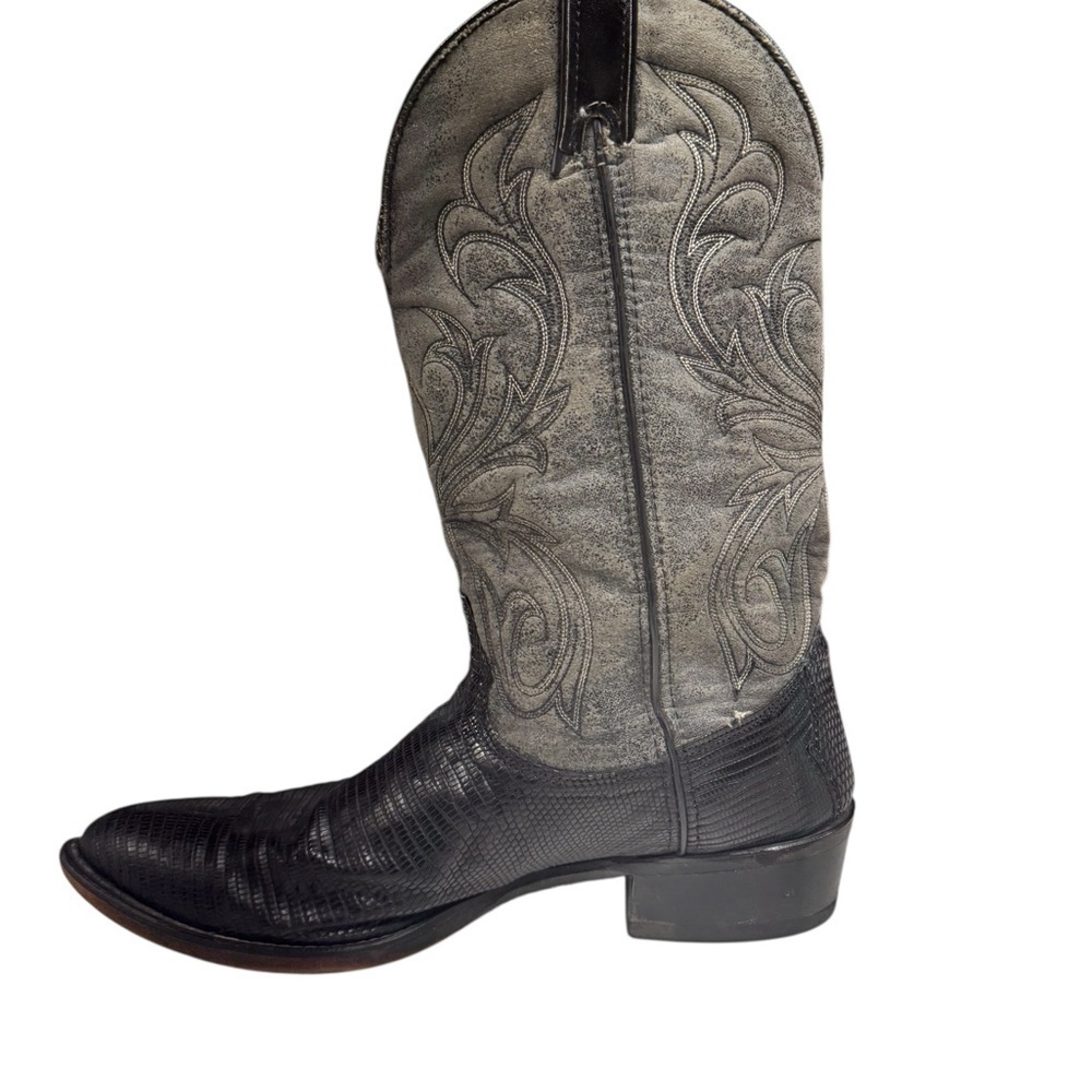 Laredo Black and Gray Cowboy Boots Size 11D